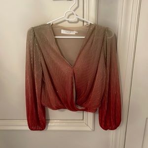 Aster the Label ombré blouse